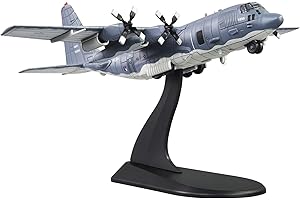 HANGOU 1/200 AC-130u Fighter Attack Plane Metal Fighter Military Model Fairchild Republic Diecast Plane Model for Commemorate Collection or Gift