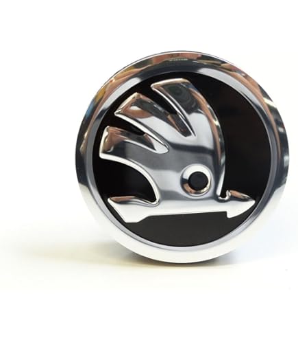 Tappi Copribulloni Skoda Originali - Grigio Argento, Con Gancio Di Estrazione