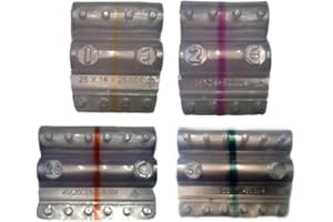 HOLENBURG Blíster para monedas de euro - Kit 400 blísteres de monedas mixtas de 1 euro, 2 euros, 50 céntimos y 20 céntimos