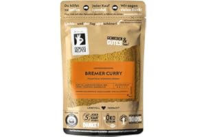 ‎BREMER-GEWÜRZHANDEL GENUSS LEBEN. Bremer Gewürzhandel Bremer Curry, pikant, originales Rezept, aromatische Würze zum Kochen, perfekt für Soßen und Dips, 3 x 100g