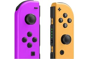 Acoretoas Replacement for Nintendo Switch Controller, Switch Wireless Controllers Compatible with Switch/Lite/OLED, Support Motion Control/Wake-up/Dual Vibration (P_O)