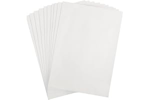 BRIGHT CREATIONS Papel de disolución soluble en Agua, A4, 10 hojas