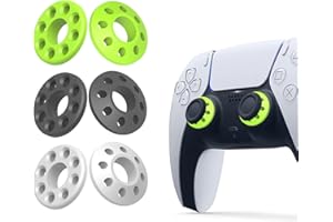 YOTHCHOSE 3 Colors 2 Strength Silicone Precision Rings for PS4 PS5, Xbox Series X/S,Xbox One S/X, Swicth Pro Controller Rings Aim Assist Target Motion Handle Ring (silicone-6pcs)