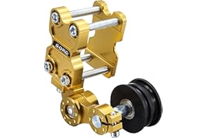 WALLFIRE Motorrad-Kettenspanner-Einstellvorrichtung-Rollenkettenspanner ( Color : Gold )