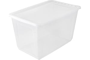 keeeper Pojemnik do przechowywania z systemem Air Control, 59 x 39 x 35 cm, 52 l, Bea, przezroczysty