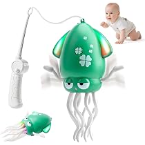 Genérico Juguetes de Pulpo para Niños - Pulpo Sensorial Juguetes Bailarines Educativos,Interactivo Recargable para Bebés Niños Niñas en Edad de Gateo