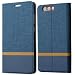 Produktbild Lively Life Huawei P10 Plus hülle – Premium Luxuriös PU lederhülle[Vollständigen Schutz] [Kreditkartenfach] Folio Flip Brieftasche Schutzhülle im Denim Pattern für Hua Wei P10 Plus(Denim-Blue)