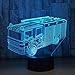 Produktbild OOFAY LIGHT® 3D LED Nachtlicht Lampe Feuerwehrauto 7 Farbwechsel Touch-Schalter USB Acryl Farbige Lichter Atmosphäre Lampe Schlafzimmer Licht Für Geschenk