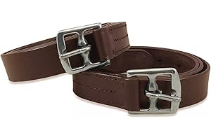 Avon Equine Staffetta in pelle nera e marrone (60, marrone)