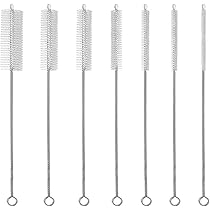 Set 12 Spazzole Per Pulizia + 2 Con Manico - Per Bottiglie, Cannucce E Tubi - Foto 8