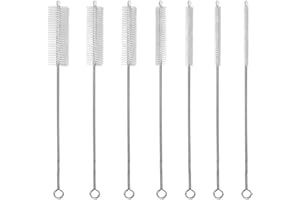 LXTNESS Straw Cleaning Brush, Pack of 7 30 cm Test Tubes Brush Bottle Cleaning Brushes Milk Hose Brush Straws Brush Cleaner for Gaps Cleaning