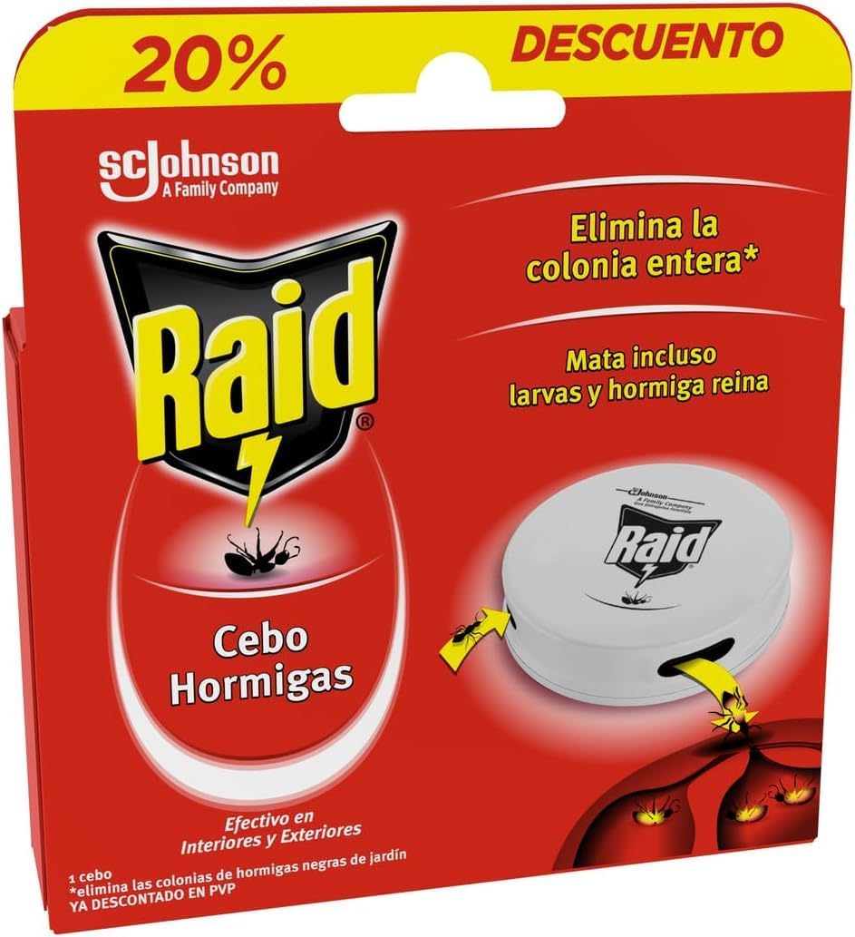 Prise en Main & Utilisation au Quotidien : Raid Cebo antihormigas elimina la colonia de