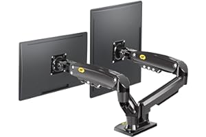 NB North Bayou F160 Supporto per Monitor molla a Gas per Schermo di Computer da 17-27 Pollici, Carico Massimo 9 kg VESA 75/100 mm