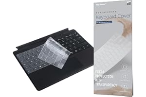 Digi-Tatoo Film de Protection du Clavier，Compatible avec Le Clavier Surface Pro11/Pro 9/Pro 8/Pro X,EU/France Layout,TPU Clair