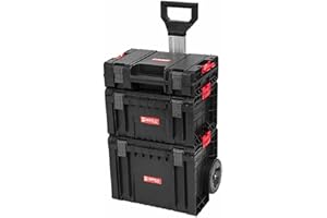 Qbrick System Z254935PG001 Tool Trolley, System Pro Set, Set of Trolley, Box and Case