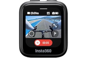 Insta360 Pilot zdalnego sterowania z podglądem GPS, pilot zdalnego sterowania, regulowane paski, kompatybilny z Ace i Ace Pro