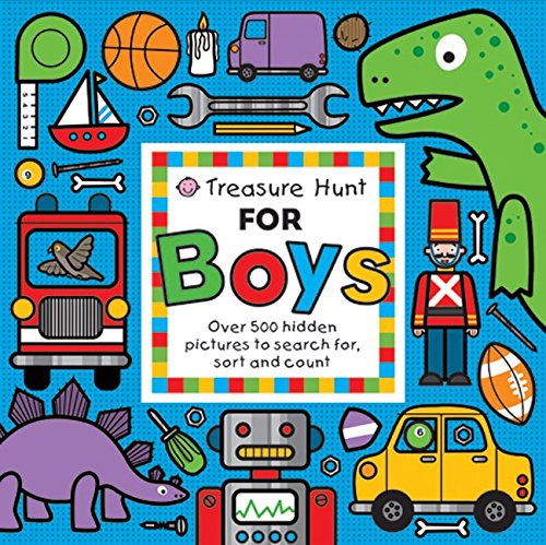 Treasure Hunt for Boys: Over 500 Hidden Pictures to Search For, Sort and Count! (Priddy Books Big Id