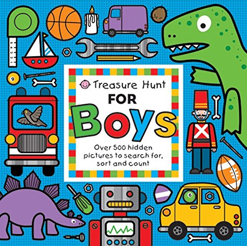 Treasure Hunt for Boys: Over 500 Hidden Pictures to Search For, Sort and Count! (Priddy Books Big Id