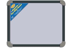 FRIDGE MAGIC A4 Magnetic Whiteboard with Durable Frame - Versatile Mini Board for Office, Home, and Education - 30 x 25cm