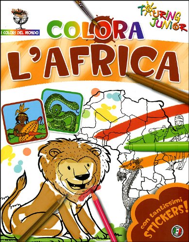 Colora l'Africa. Con stickers. Ediz. illustrata Colora l'Africa. Con stickers. Ediz. illustrata