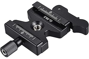 Andoer Quick Release Plate Clamp for Arca Swiss Tripod Ball Head Quick Release Plate