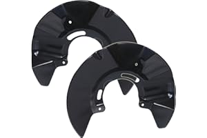 BESTPRICE 2x Ankerblech vorne links & rechts Spritzbelch Deckblech für Bremsscheibe Kompatibel mit VW MULTIVAN T5, TRANSPORTER T6 Pritsche (7JD, 7JE, 7JL, 7JY, 7JZ,