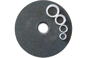 FAST WORLD SHOPPING Disque en oxyde d’aluminium, grain 80, pour touret à meuler, pierre, type plat 150 mm