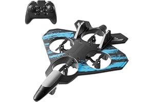FLANLIY Cascades à 360° Avion TéLéCommandé, DéCollage EtAtterrissage Verticaux Mousse Avion Rc PréVention Des Chutes, Style Aéronef De Chasse TéLéCommande De Jouet Planeur Rc,Pour Aux Fans De Tous âGes (A)