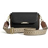 Travel Crossbody Crescent Bags for Women Over Shoulder Purse with Zipper
