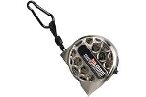 Bamyli Stainless Steel 25mm 5m Tape Measure,Retractable Hollow Measuring Tape, High Precision Tape Measure Rust and Corrosion Resistant Steel Tape for Industrial and Home Use