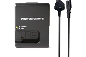 OCOIXINH MH-25 MH-25a Battery Charger for EN-EL15 EN-EL15a EN-EL15c Battery Compatible with Nikon ZF Z5 Z6 Z6 II/III Z7 Z8, D7000 D7500 D7100 D7200 D500 D600 D610 D750 D780 D800 D810 D850