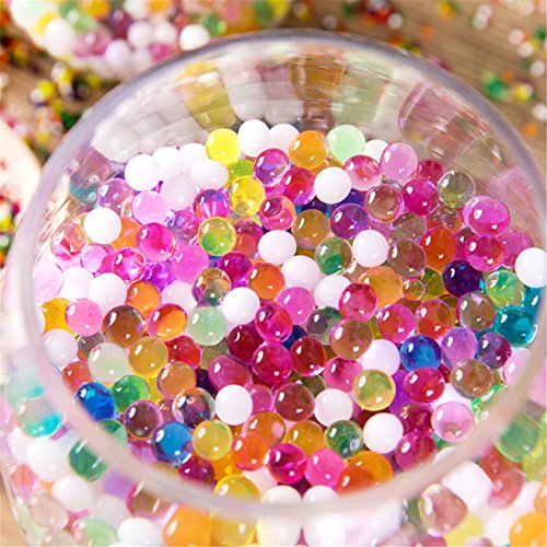 Cdet 10 Packs 1000 Tabletten Wasserperlen, Kristallkugeln wachsen magisch für sensorische Kinderspiele Spielen, Fuß Spa Pflanzen Dekorationen Kristall Schlamm