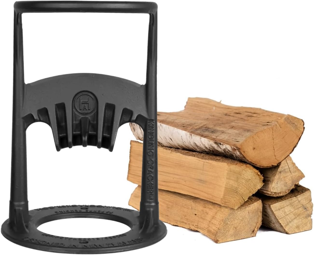 Kindling Cracker Divisor de leña para Hacer astillas, cuña Manual para Partir Madera, Herramienta Segura y eficiente para Dividir Troncos y Preparar leña para chimeneas, fogatas y Estufas