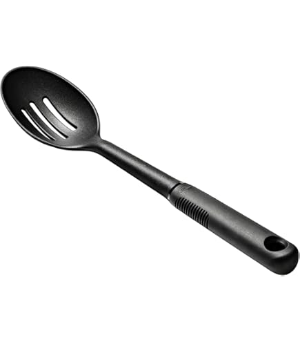 OXO Good Grips Nylon Abseihlöffel - Hitzebeständig Bis 200°C Für Antihaftbeschichtetes Kochgeschirr
