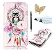 Produktbild LG G6 Handyhülle, LG G6 Hülle, TOUCASA® Geprägtes Buntes Tier und Blume Premium PU Leder Flip Wallet Schutzhülle Stoßfest Bumper mit Kartenhalter Klappständer Magnetic Case Hülle für LG G6 + Gratis Touch Stylus Pen & Staubstecker-Traumfänger