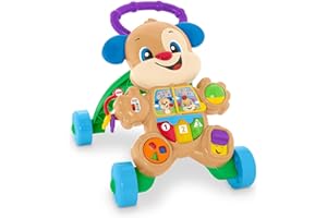 Fisher-Price Ridi & Impara, Cagnolino Primi Passi, com Musica e Suoni, Giocattolo Musicale per Camminare, per Bambini 6+ Mesi, HBB68