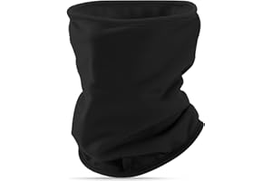 Schlauchschal Winter Damen Herren - Winddichter Fleece Halswärmer, Atmungsaktiver Loop Schal für Skifahren, Motorrad, Laufen, Fahrrad & Joggen - Super Weich, Kälteschutz Gesicht