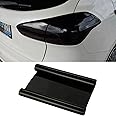 NewL 40cm x 152cm Extra Wide Self Adhesive Auto Car Tint Headlight Taillight Fog Light Vinyl Smoke Film Sheet Sticker Cover (Black)