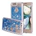 Produktbild Flüssig Huawei Honor 8 Hülle, Glitzer Hülle Huawei Honor 8, Crystal Cover TPU Huawei Honor 8, SpiritSun Tasche Handytasche Glänzend 3D Schale Glitter Dynamisch Treibsand Liquid Fließen Bling Stars Shiny Stoßfest Kratzfeste Handyhülle für Huawei Honor 8 (5.2")-Blau