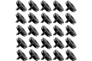 LOOPUNK 25 piezas de clip para alfombrilla de coche, soporte para alfombrillas, clips de fijación con botón automático para alfombrillas de coche, fijación universal para alfombrillas de coche, adecuado para