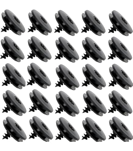 Set Di 4 Clip Per Tappetini Auto, Maniglie Di Fissaggio In Plastica Con Anello Antiscivolo Attacco Universale 94490527
