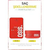 OSiS+ Mess Up Mat Şekillendirici Macun 100Ml + Flexwax Ultra G&uuml;&ccedil;l&uuml; Doku Veren Krem Wax 85Ml, PKTMUMSMFUGDVKW
