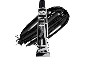 ‎ANDMETICS andmetics Augenbrauen und Wimpernfarbe schwarz |professionelle Farbe für ein intensives und langanhaltendes Ergebnis | ohne unerwünschten Rotstich | 20 ml Inhalt für zirka 40 Anwendungen