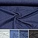 Produktbild Dickerer Jeans-Stoff "Boston" aus 100% Baumwolle / Beste Öko-TEX Qualität / Meterware ab 50cm / QX-10-6 (4. Navy-Blau)