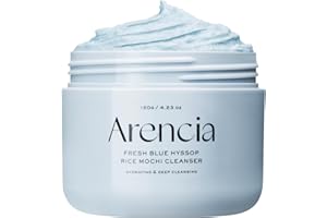 Arencia Hyssop Brightening & Deep-Cleansing Face Scrub & Exfoliator - All Skin Types, For Sebaceous Filaments & Blackheads (120g)