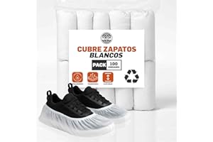 BEST QUALITY PIMPAM FACTORY 100% GUARANTEED PimPam Factory - Patucos Desechables - (Pack 100) - Patucos Adulto Transpirables y Ajustables - Cubrezapatos Sin Olores e Hipoalergénicos - Protector Zapatos