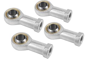 UXCELL sourcing map 4pcs SI5T/K Palier à Roulement 5 mm Embout à Rotule roulement d'extrémité de tige économie auto-lubrifiant femelle droite