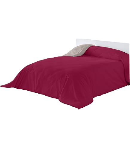 Housse De Couette 100% Coton Percale - 300 X 270 Cm - Blanc - 200 Fils - Respirante Et Hypoallergénique