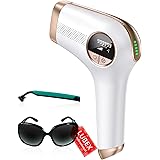 600NM Epilatore Luce Pulsata Laser Peli Donna, 17,8J Efficiente Depilatore Laser Corpo Donna, 5 Livelli di Energia, 2 Modalit