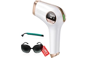 ‎LUBEX 600NM IPL Geräte Haarentfernung Laser, 17,8J Effizient Haarentfernungsgerät mit 5 Energiestufen Hause Epilierer für Männer, Frauen, Gesicht, Achseln, Beine und Körper - 999900 Blitze